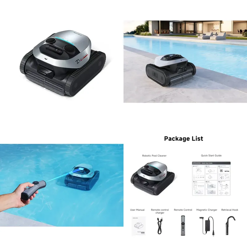 Robotic Pool Cleaner Wall Climbing - Kabelloser Roboter-Poolreiniger mit Wandkletterfunktion 2026 Neuer