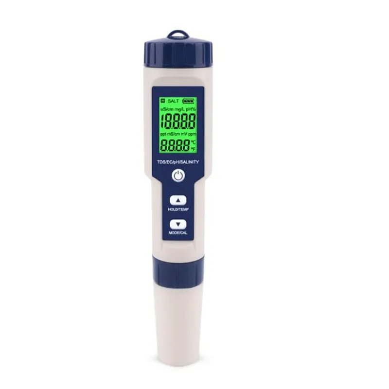 Pool Test Kit Digital - 5 in 1 ph Temperatur tds
