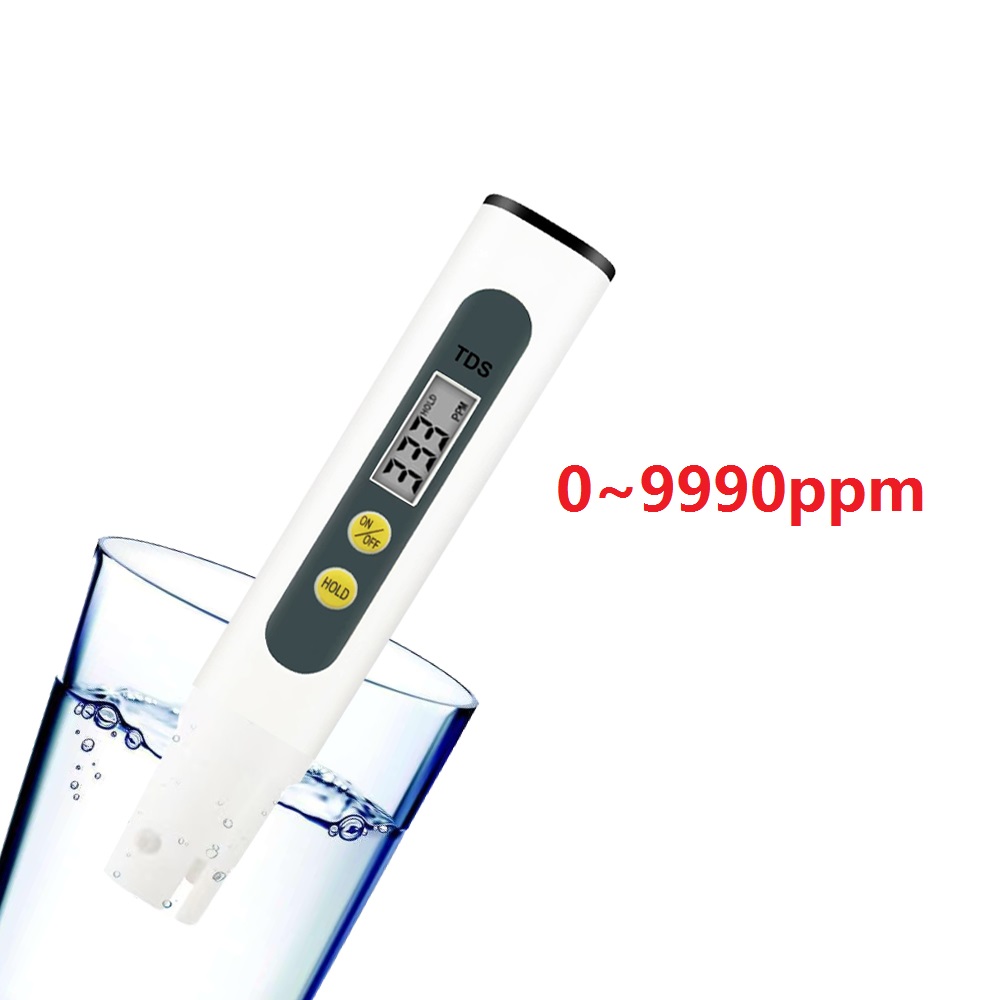 Pool Test Kit Digital - TDS Meter Digitaler Wassertester 0-9990 ppm
