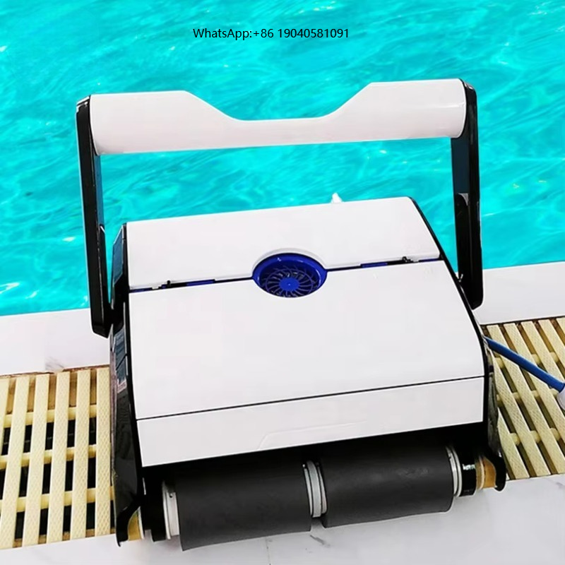 Robotic Pool Cleaner Wall Climbing - Schwimmbad-Roboter-Staubsauger Automatische Saugfunktion Wandkletternder Roboter-Poolreiniger 150W