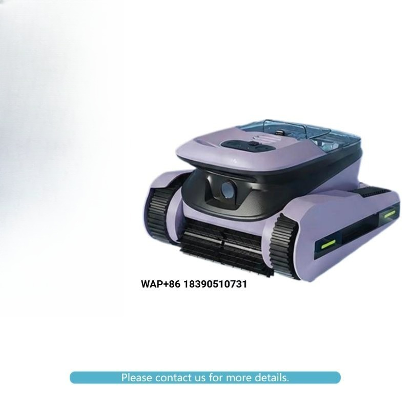 Robotic Pool Cleaner Wall Climbing - Intelligenter Pool-Staubsauger-Roboter, Vollautomatischer Unterwasser-Schlamm-Entferner mit Wandkletterfunktion,