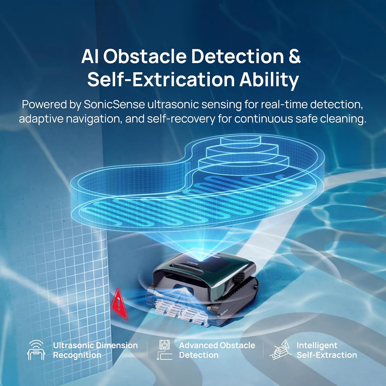 Pool Cleaner Robot With App - Intelligenter Schwimmbad-Roboter-Reiniger Beatbot AquaSense 2 Pro