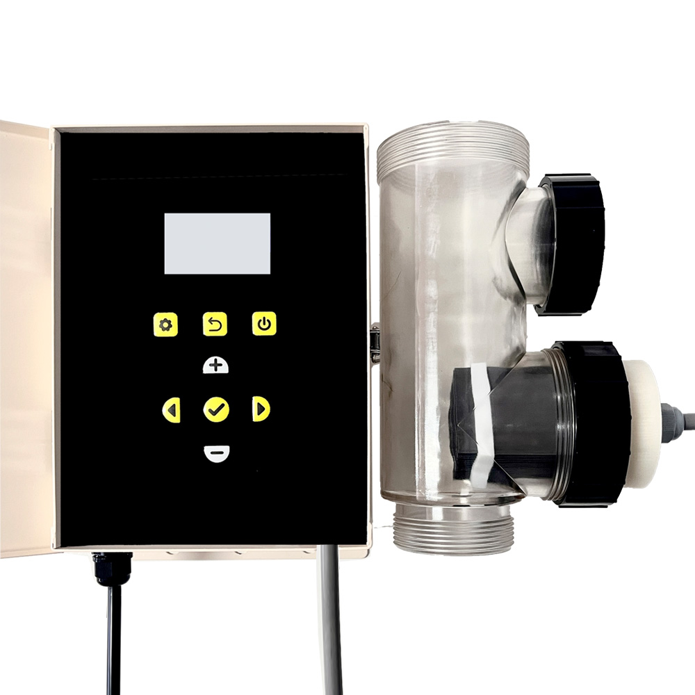 Salt Water Chlorinator Cell - 20g/h Salz-Chlor-Generator für Schwimmbäder | LCD-Controller