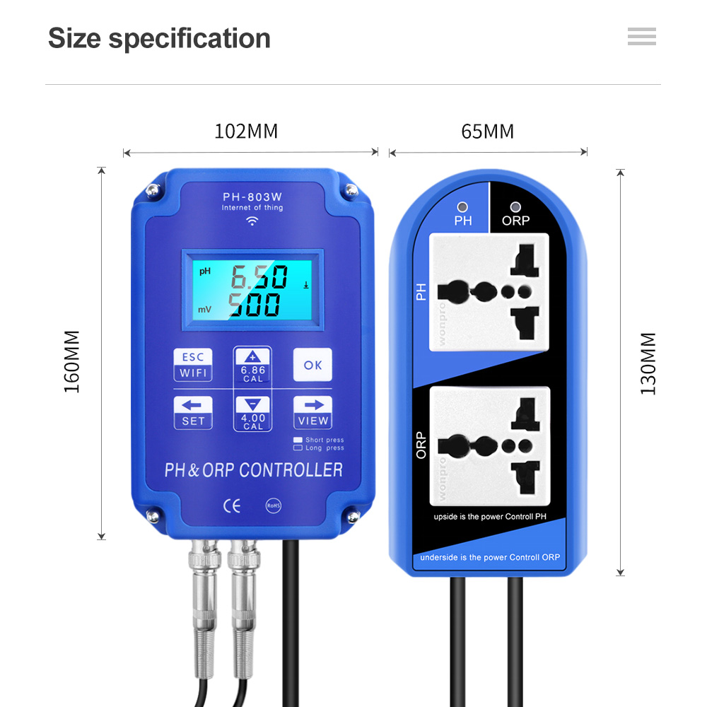 2-in-1 PH ORP Controller PH-80 – Pool Test Kit Digital Bewertung und Preis