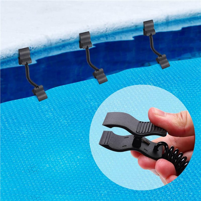 A89E-24 Stück Poolabdeckungscl – Pool Cover Reel Above Ground Bewertung und Preis