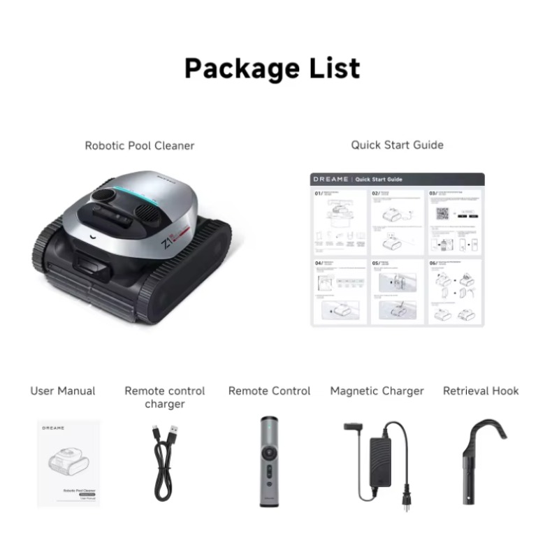 Wandmontierter automatischer R – Pool Robot Cleaner Cordless Bewertung und Preis