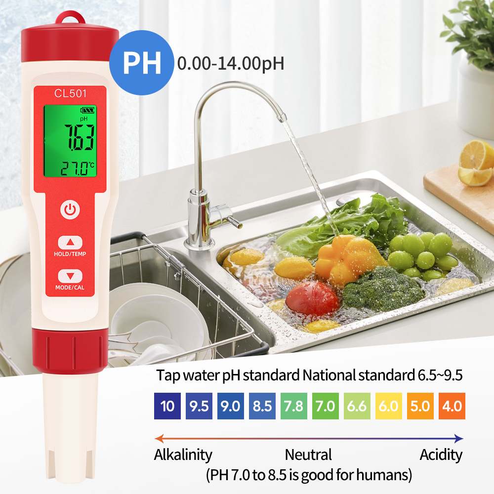 PH/CL2/H2/ORP/Temperaturmessge – Pool Test Kit Digital Bewertung und Preis