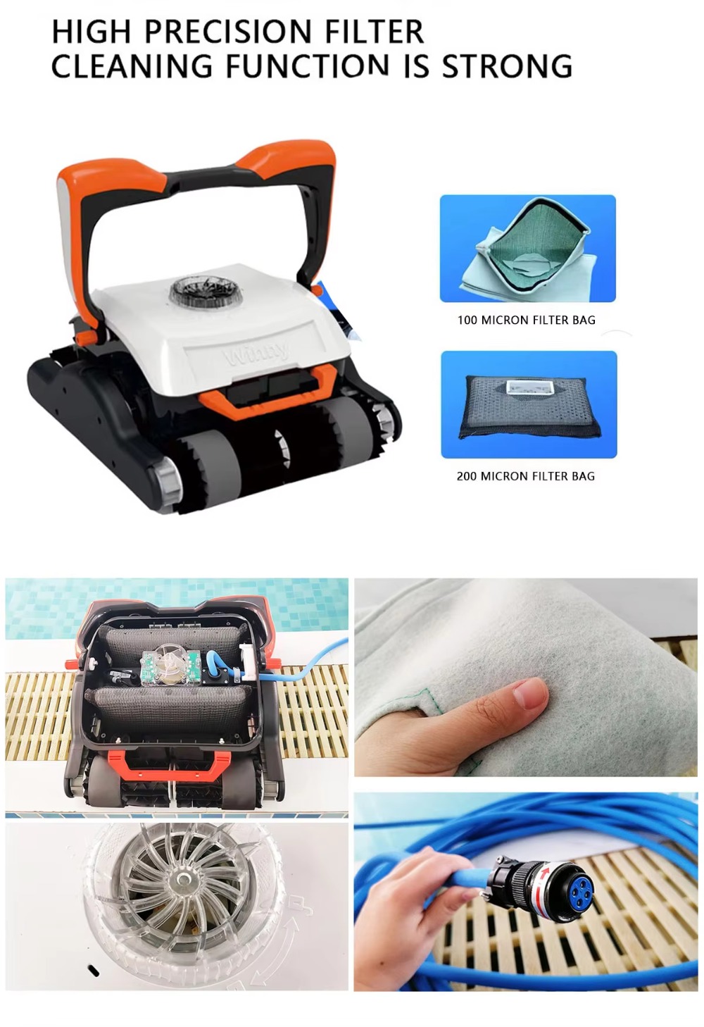 Robotic Automatic Robot Swimmi – Pool Cleaner Robot With App Bewertung und Preis