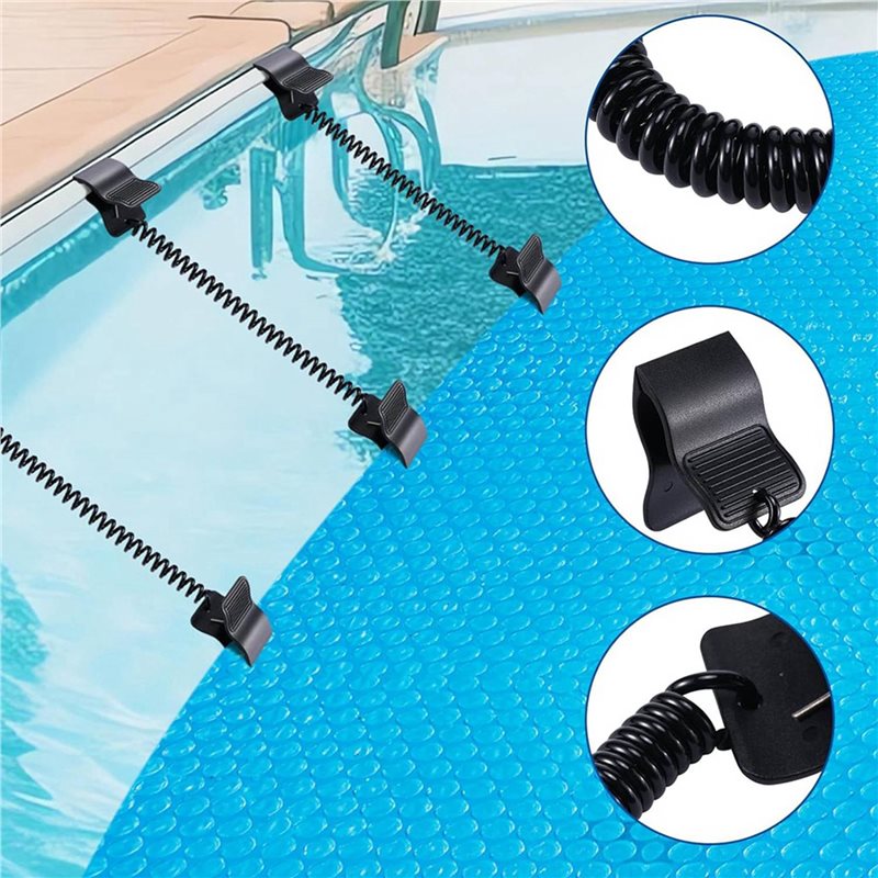 24 Stück Poolabdeckungsclips f – Pool Cover Reel Above Ground Bewertung und Preis