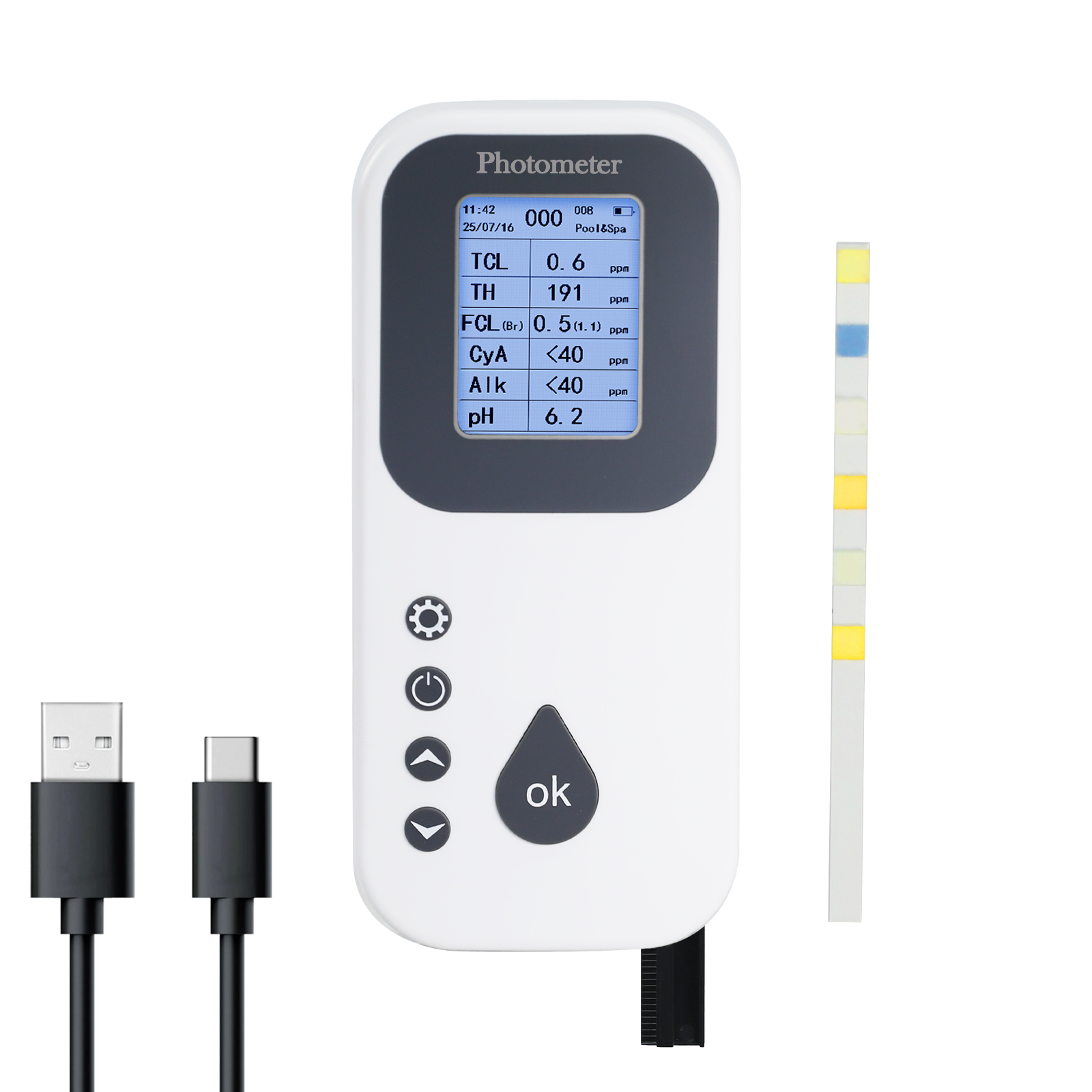 7-in-1 professionelles digital – Pool Test Kit Digital Bewertung und Preis