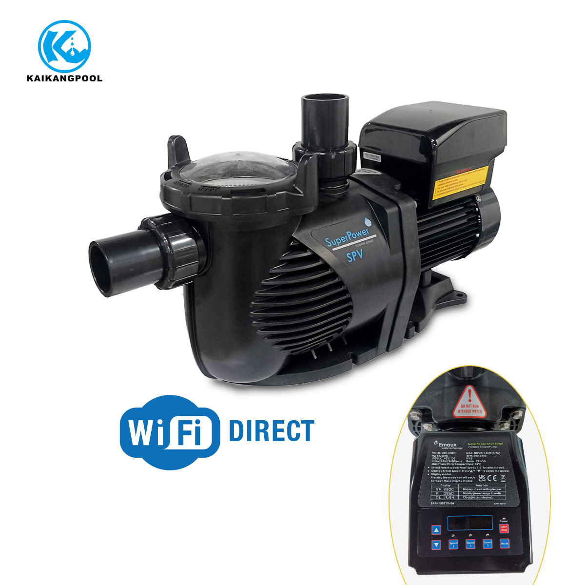 Variabel einstellbare Schwimmb – Pool Pump 2Hp Variable Speed Bewertung und Preis