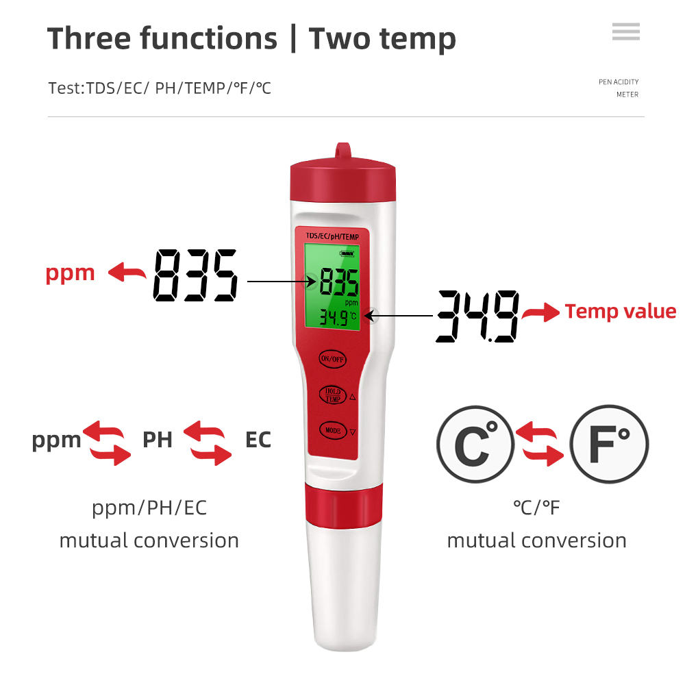 PH-Messgerät, wasserdicht, PH/ – Pool Test Kit Digital Bewertung und Preis