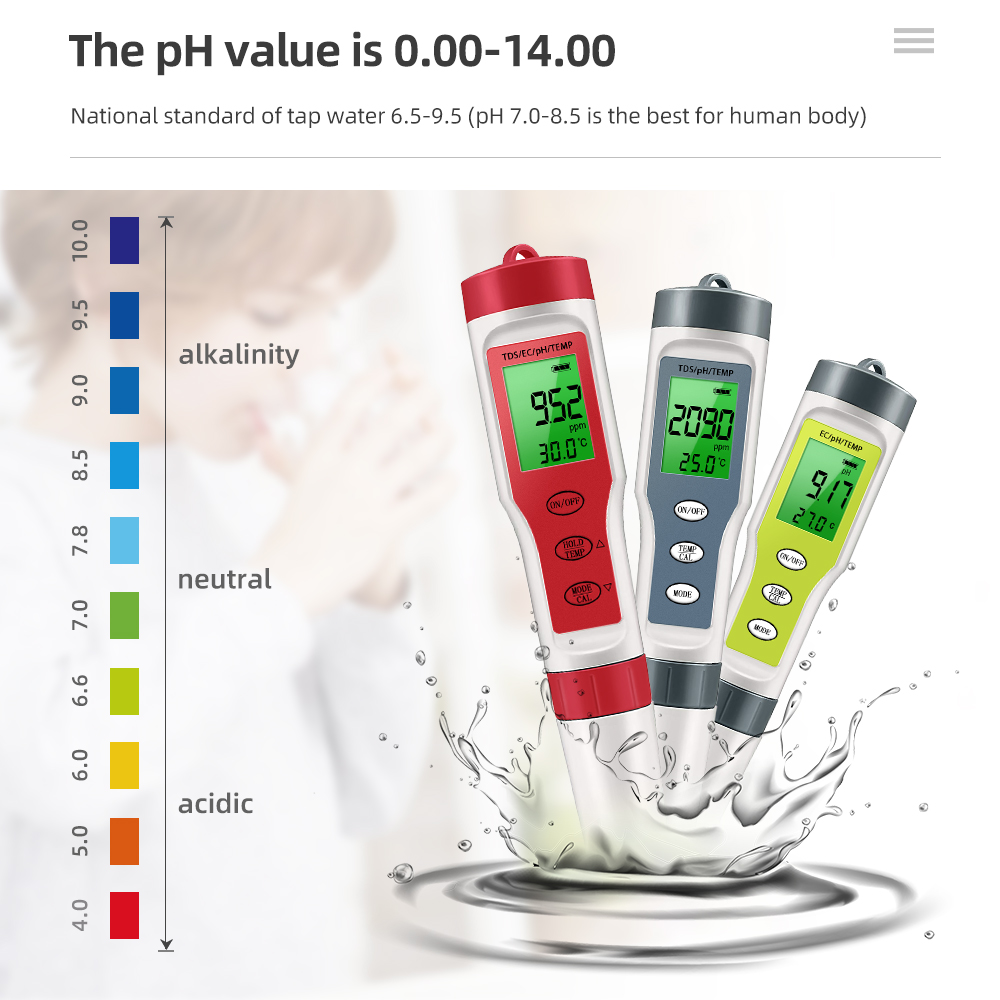 PH-Messgerät, wasserdicht, PH/ – Pool Test Kit Digital Bewertung und Preis
