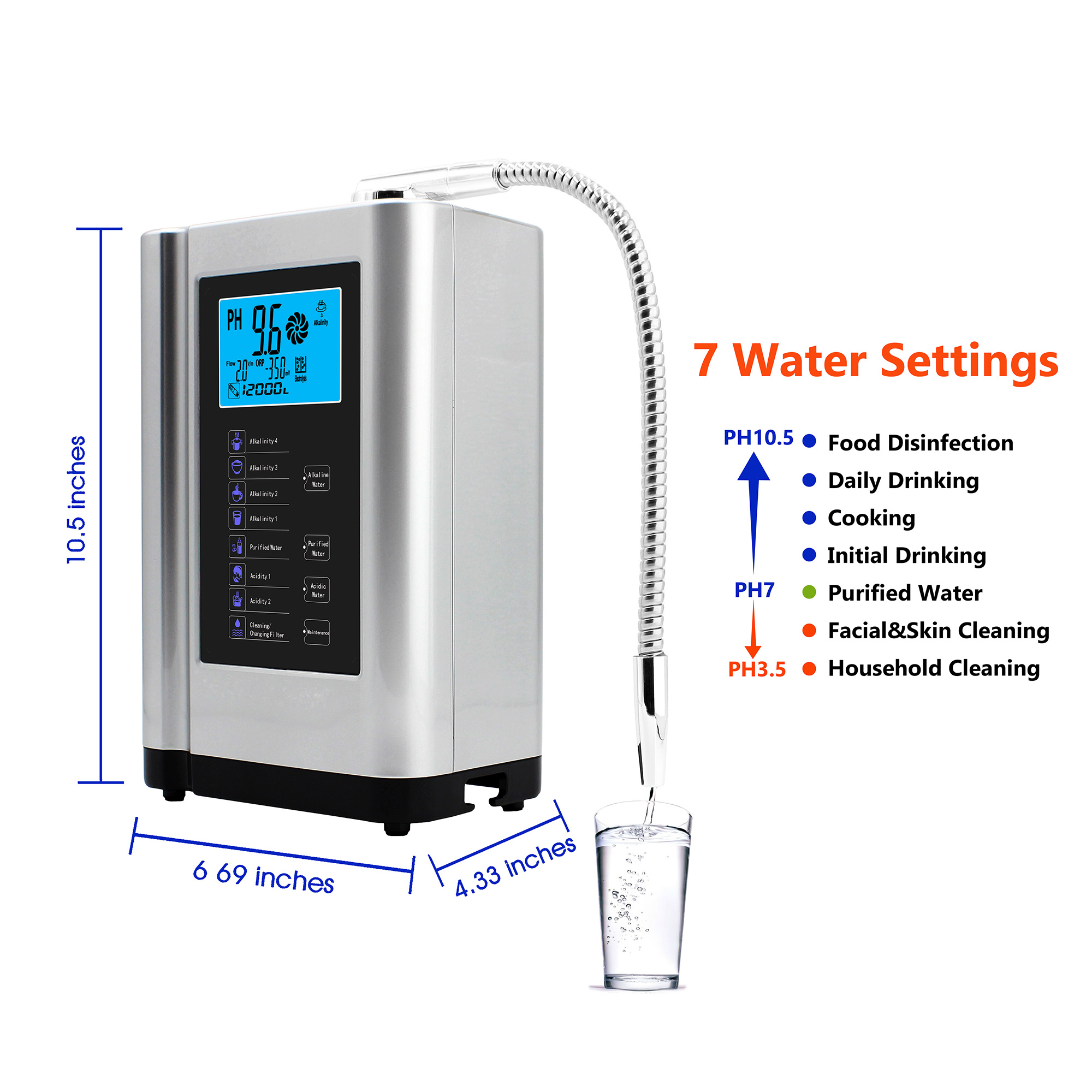 Alkalischer Wasserionisierer W – Salt Water Chlorinator Cell Bewertung und Preis